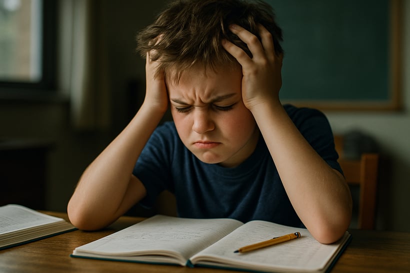 Child unable to focus on homework, suggesting a possible vision issue - Ontario Association of Optometrists